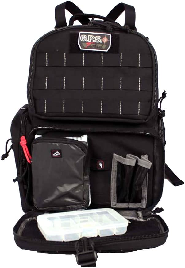 GPS TACTICAL RANGE BACKPACK / HOLDS 3 HANDGUNS