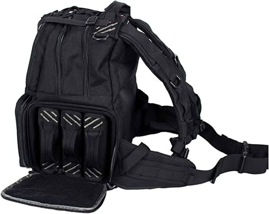 GPS TACTICAL RANGE BACKPACK / HOLDS 3 HANDGUNS