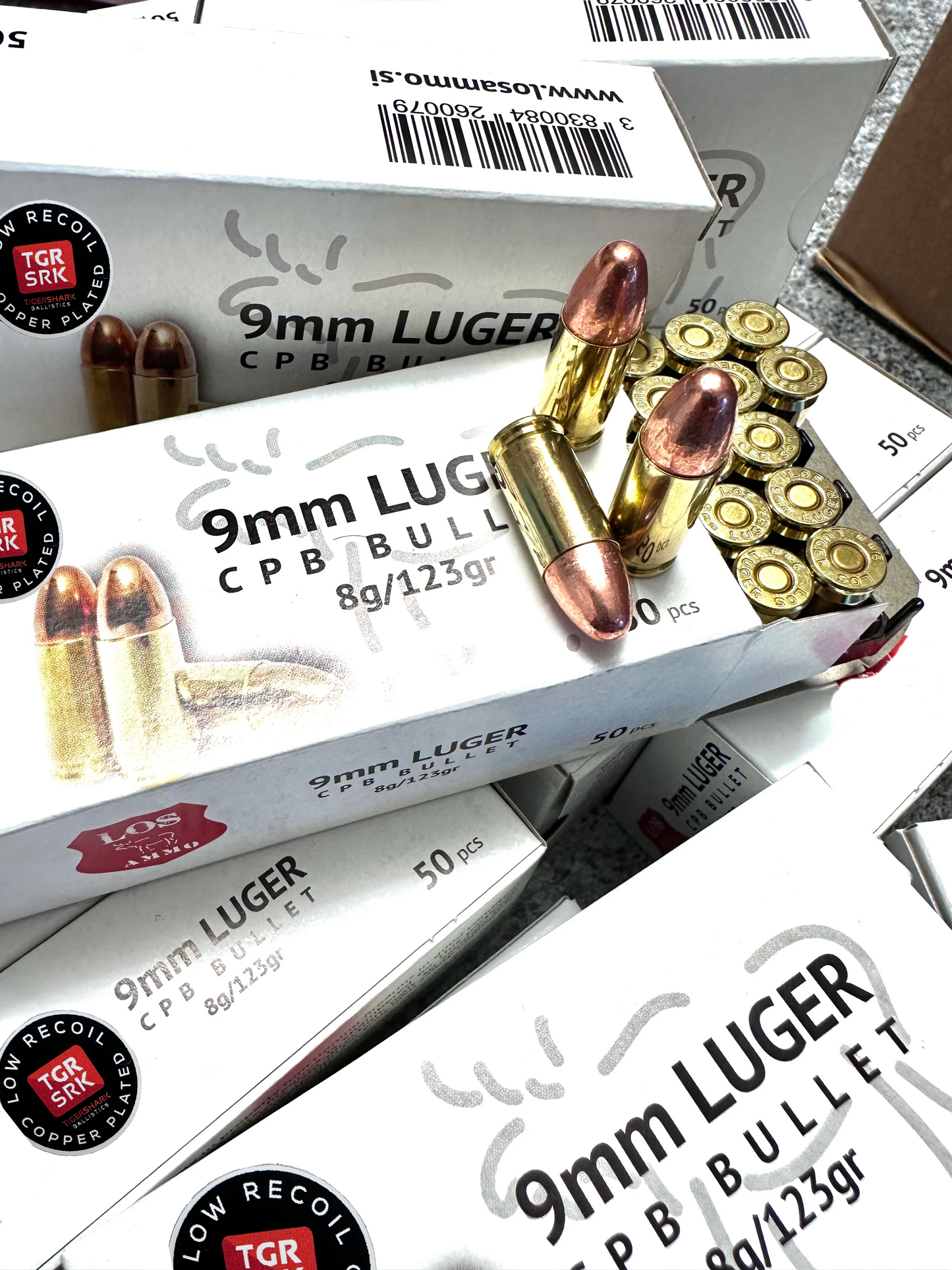 9MM Low Recoil Ammunition 1,000 Round Pack