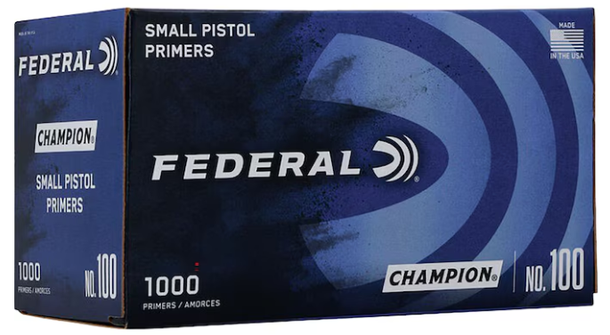 Federal No.100 Small Pistol Primers (100 piece)