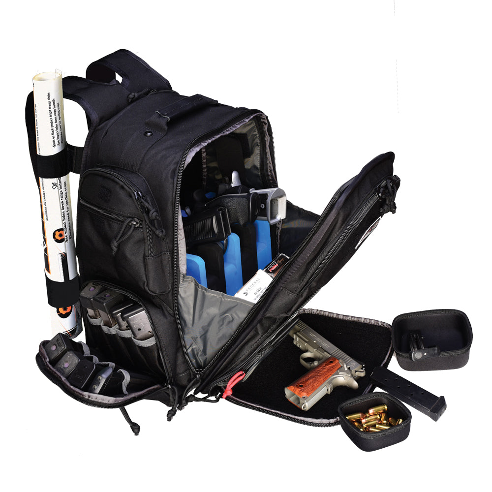 GPS EXECUTIVE BACKPACK W/ CRADLE FOR 5 HANDGUNS