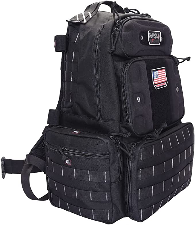 Tactical Range Backpack- Holds 2 Handguns