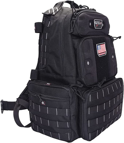 GPS TACTICAL RANGE BACKPACK TALL / HOLDS 4 HANDGUNS