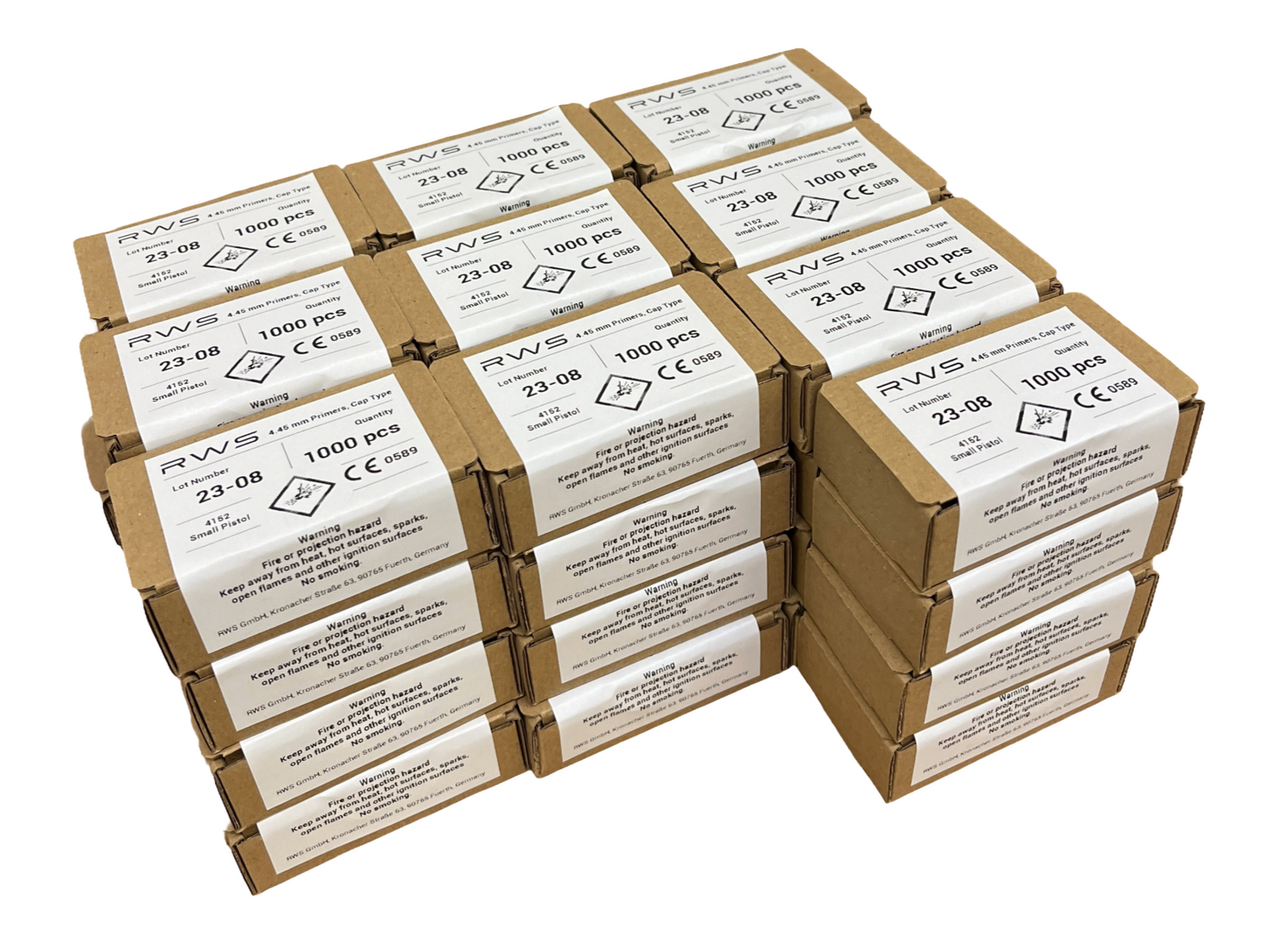 6,000 RWS Small Pistol Primers