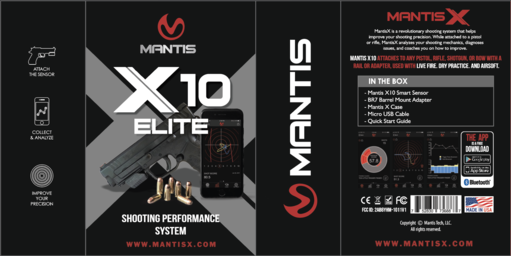 Mantis X 10 Elite - Shooting Performance System